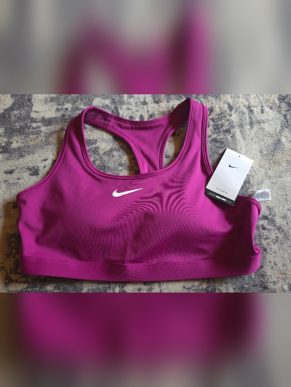 Nike Women's Purple Racerback Sports Bra Size XL DRI-FIT